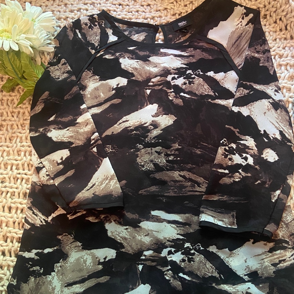 Mossimo 3/4 Sleeve Blouse - Picture 1 of 1
